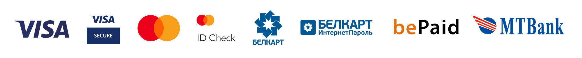 Способы онлайн-оплаты Visa, MasterCard, Белкарт, Apple Pay, Google Pay, bePaid